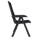 Set mobilier de exterior, 9 piese, antracit, plastic - WALTI WALTI