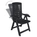 Set mobilier de exterior, 9 piese, antracit, plastic - WALTI WALTI