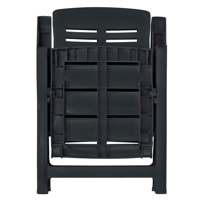 Set mobilier de exterior, 9 piese, antracit, plastic - WALTI WALTI