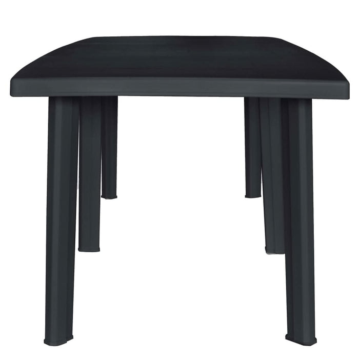 Set mobilier de exterior, 11 piese, antracit, plastic - WALTI WALTI