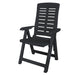 Set mobilier de exterior, 11 piese, antracit, plastic - WALTI WALTI