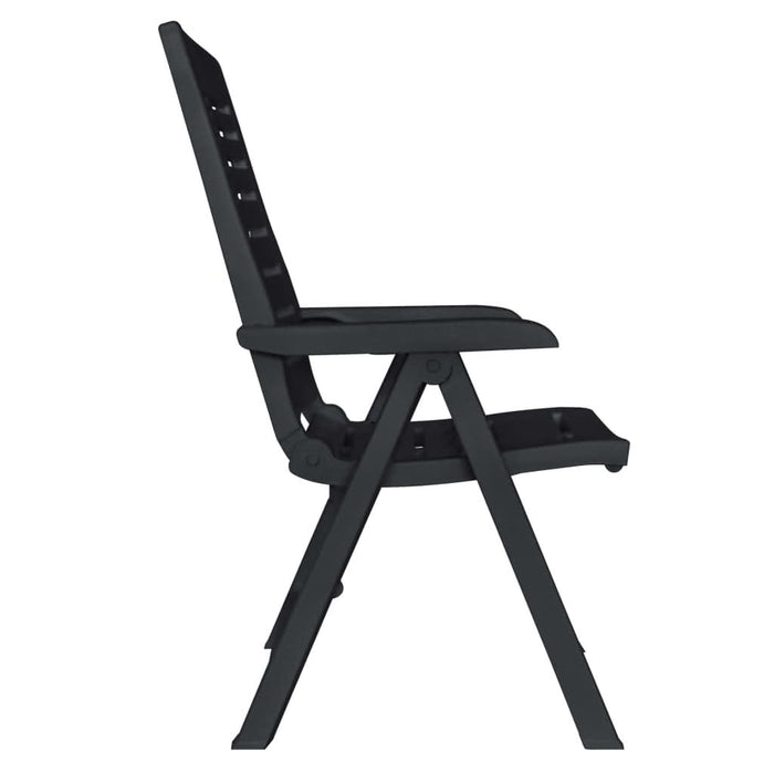 Set mobilier de exterior, 11 piese, antracit, plastic - WALTI WALTI