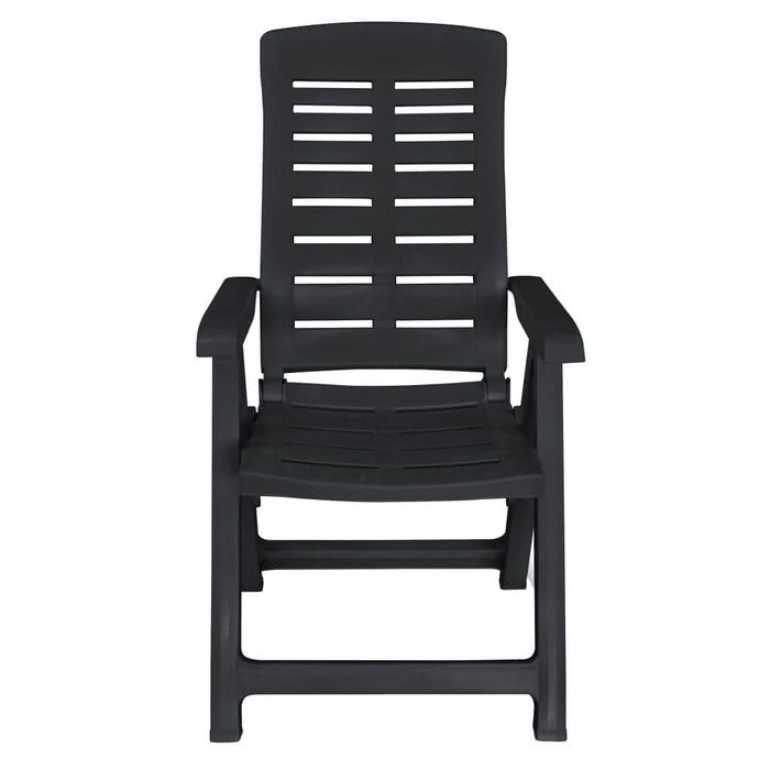 Set mobilier de exterior, 11 piese, antracit, plastic - WALTI WALTI