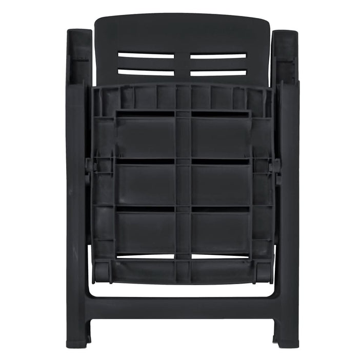 Set mobilier de exterior, 11 piese, antracit, plastic - WALTI WALTI