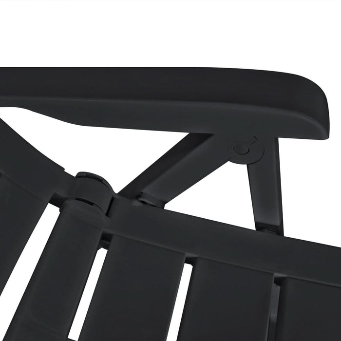 Set mobilier de exterior, 11 piese, antracit, plastic - WALTI WALTI