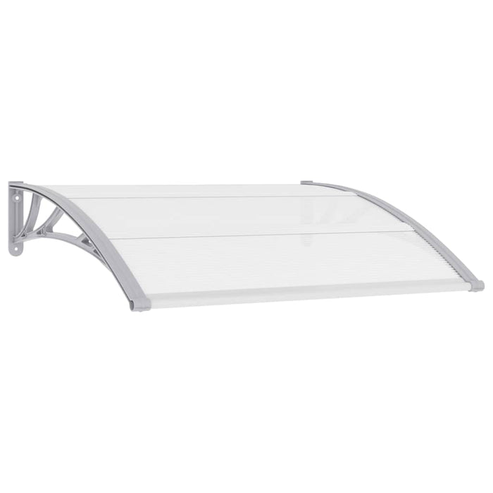 Copertină de ușă, gri și transparent, 120 x 75 cm, PC - WALTI WALTI
