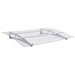 Baldachin ușă argintiu și transparent 150x90 cm PET - WALTI WALTI