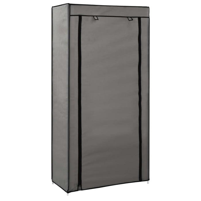Pantofar cu husă, gri, 58x28x106 cm, material textil - WALTI WALTI
