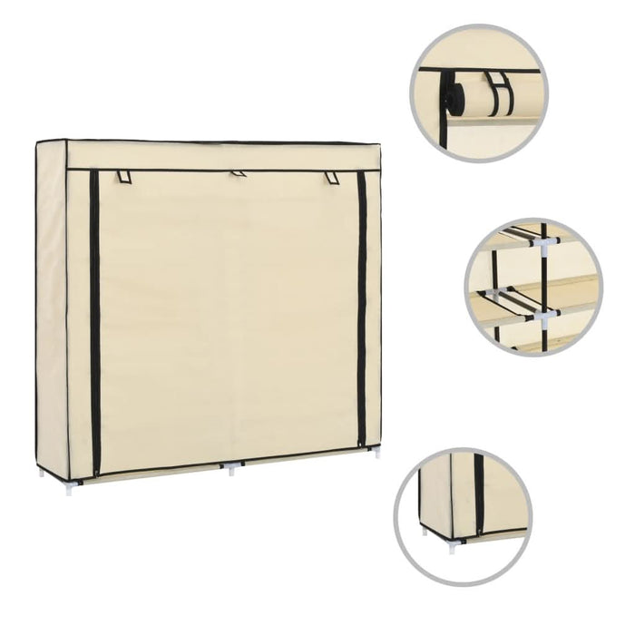Pantofar cu husă, crem, 115x28x110 cm, material textil - WALTI WALTI