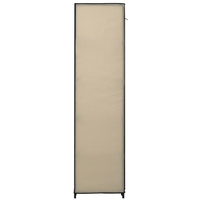 Șifonier cu bare și compartimente, crem, 150x45x176 cm, textil - WALTI WALTI
