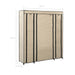 Șifonier cu bare și compartimente, crem, 150x45x176 cm, textil - WALTI WALTI