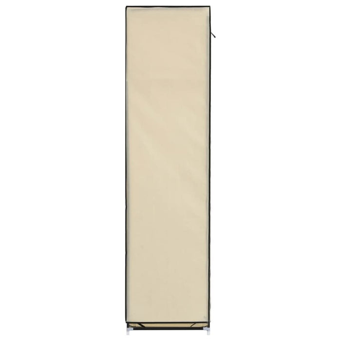 Șifonier cu compartimente și bare, crem, 150x45x175 cm, textil - WALTI WALTI