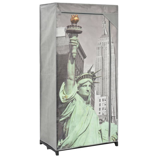 Șifonier New York, 75 x 45 x 160 cm, material textil - WALTI WALTI