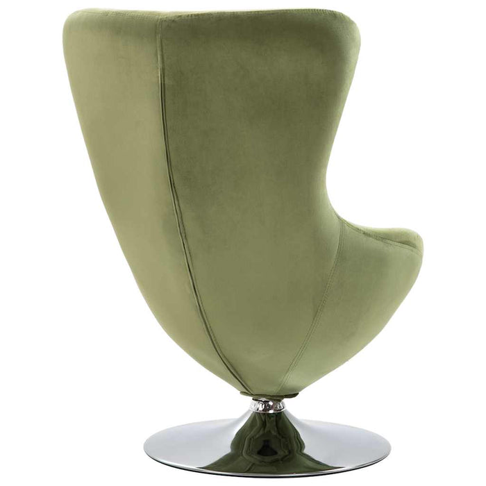 Scaun ou rotativ, cu pernă, verde deschis, catifea WALTI