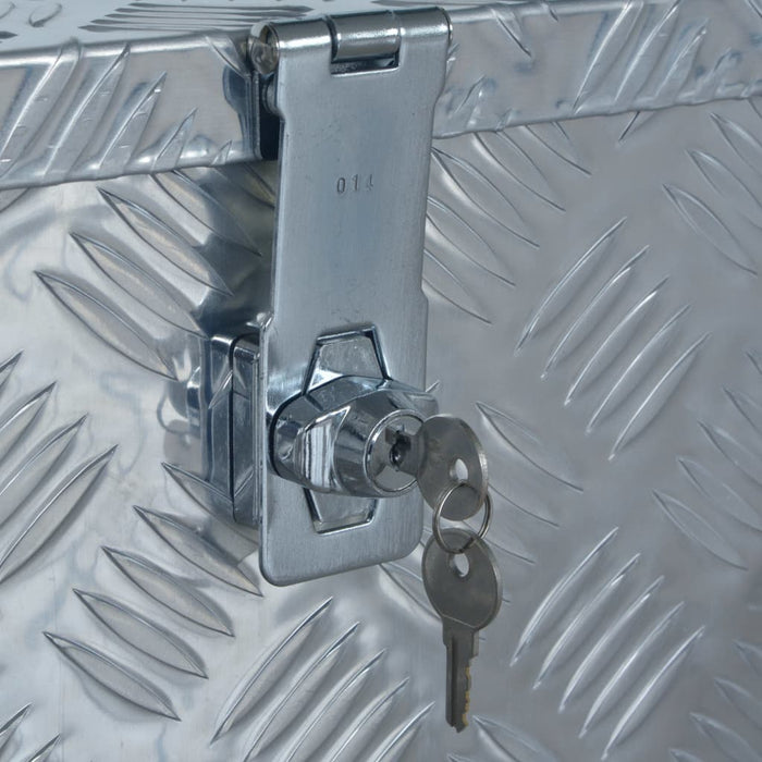 Ladă din aluminiu, 610 x 430 x 455 cm, argintiu WALTI