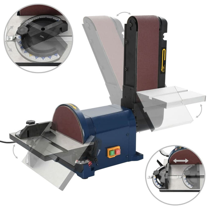 Mașină de șlefuit electrică cu disc și bandă 500 W 200 mm - WALTI WALTI