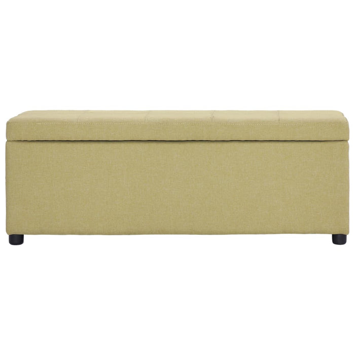 Bancă cu compartiment de depozitare, verde, 116 cm, poliester - WALTI WALTI