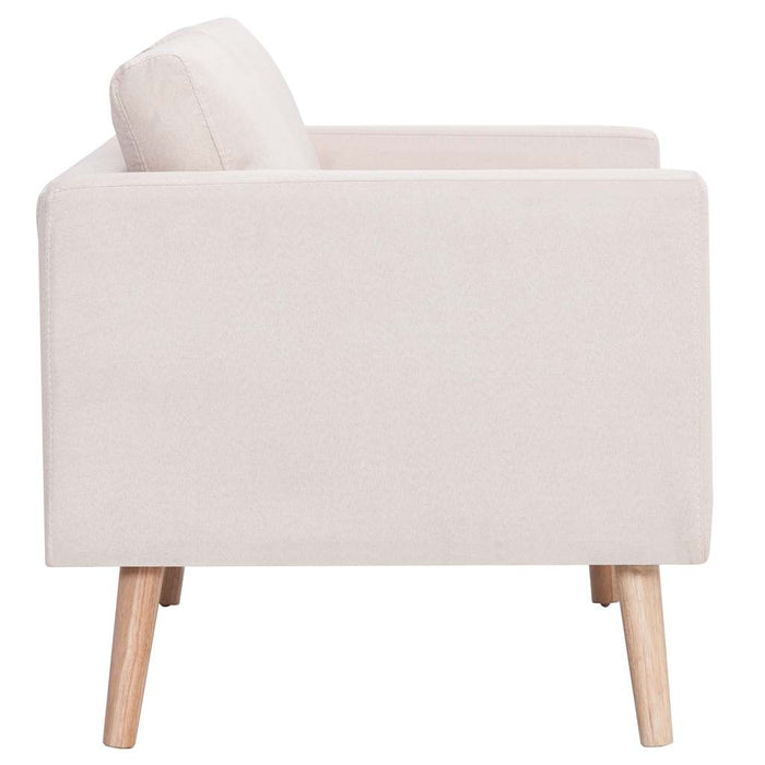 Canapea cu 2 locuri, crem, material textil - WALTI WALTI