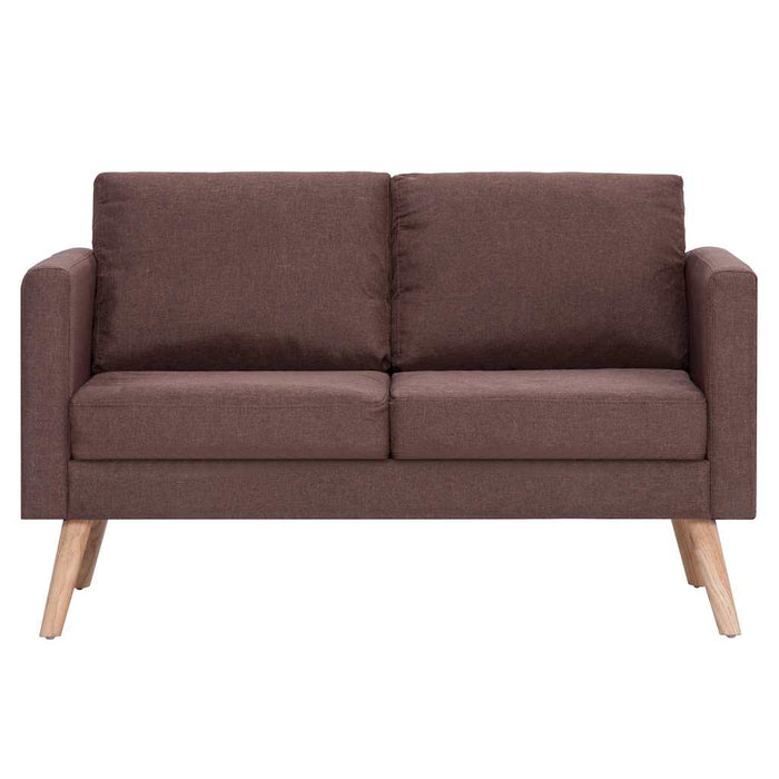 Canapea cu 2 locuri, maro, material textil - WALTI WALTI