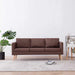 Canapea cu 3 locuri, maro, material textil - WALTI WALTI