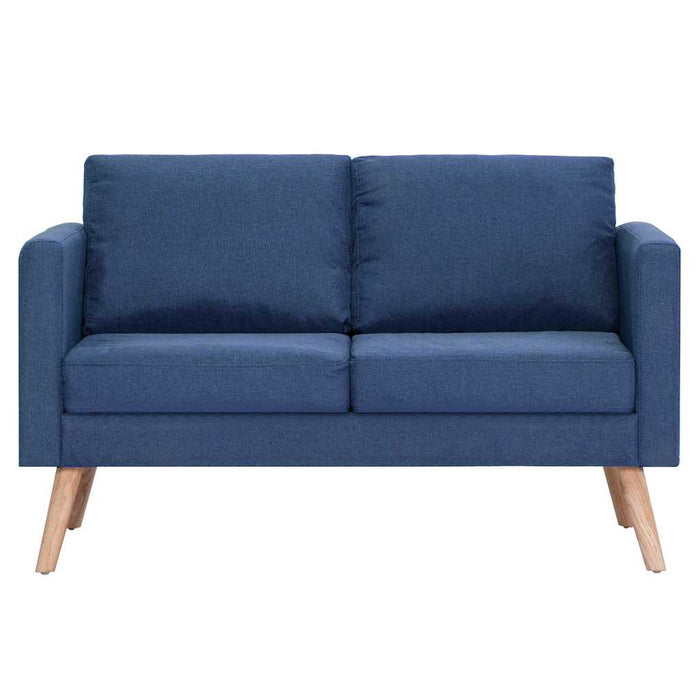 Canapea cu 2 locuri, albastru, material textil - WALTI WALTI
