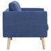 Canapea cu 2 locuri, albastru, material textil - WALTI WALTI