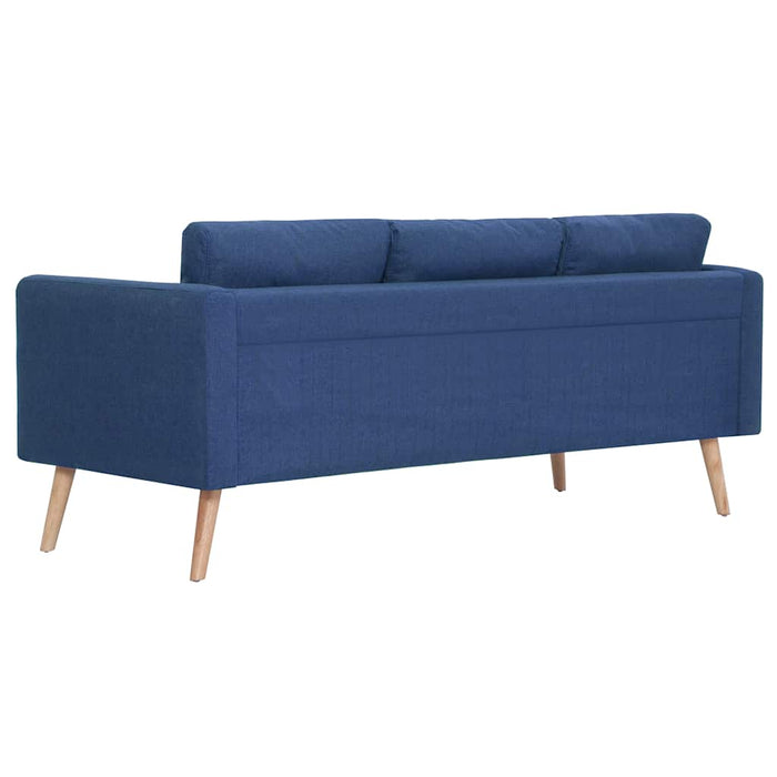 Canapea cu 3 locuri, albastru, material textil WALTI