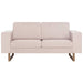 Canapea cu 2 locuri, crem, material textil - WALTI WALTI