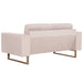Canapea cu 2 locuri, crem, material textil - WALTI WALTI
