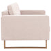 Canapea cu 2 locuri, crem, material textil - WALTI WALTI