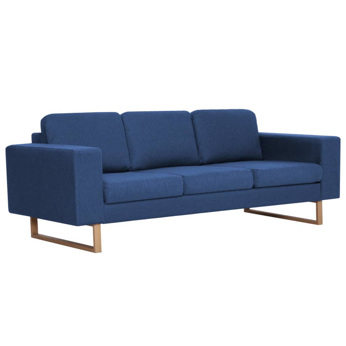 Canapea cu 3 locuri, albastru, material textil - WALTI WALTI