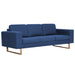 Canapea cu 3 locuri, albastru, material textil - WALTI WALTI