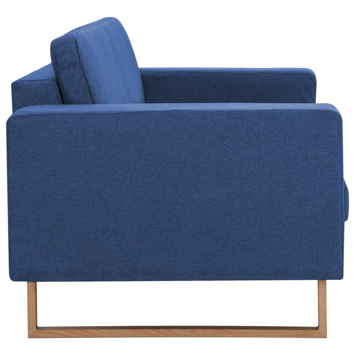 Canapea cu 3 locuri, albastru, material textil - WALTI WALTI