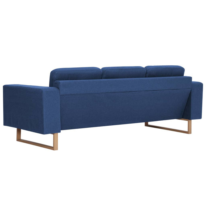 Canapea cu 3 locuri, albastru, material textil - WALTI WALTI