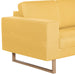 Canapea cu 2 locuri, galben, material textil - WALTI WALTI