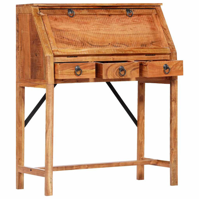 Birou de scris, 90 x 40 x 107 cm, lemn masiv de acacia WALTI