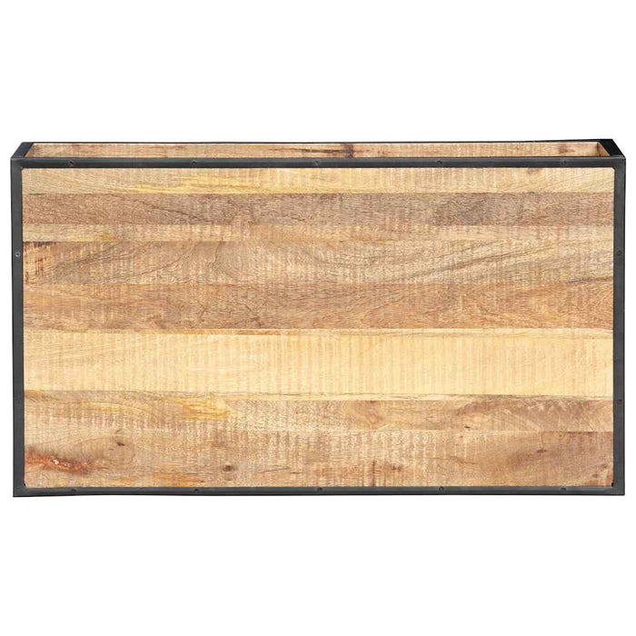Măsuță de cafea, 90 x 50 x 40 cm, lemn masiv reciclat WALTI