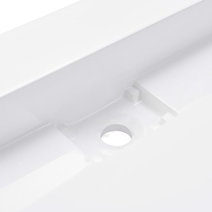 Chiuvetă, alb, 120x46x11cm, conglomerat turnat mineral/marmură - WALTI WALTI