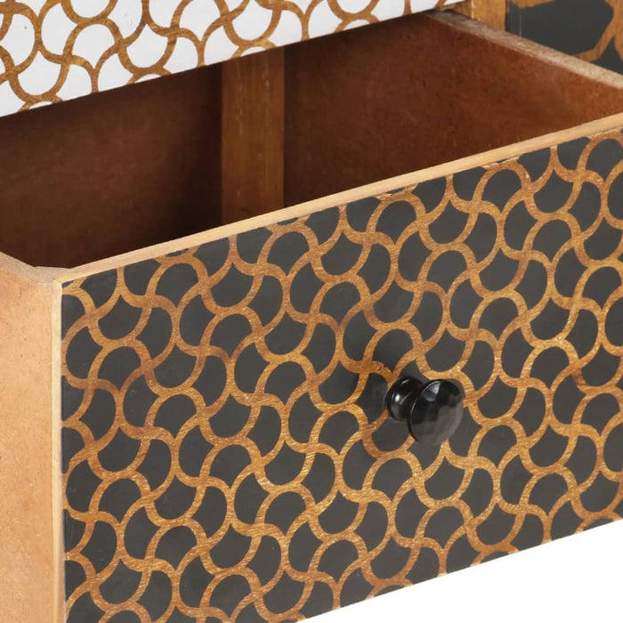 Dulap, model imprimat, 130 x 30 x 70 cm, lemn masiv de mango - WALTI WALTI