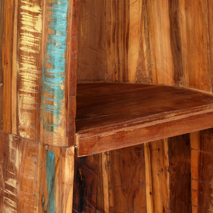 Dulap de vinuri, 50 x 40 x 180 cm, lemn masiv reciclat - WALTI WALTI