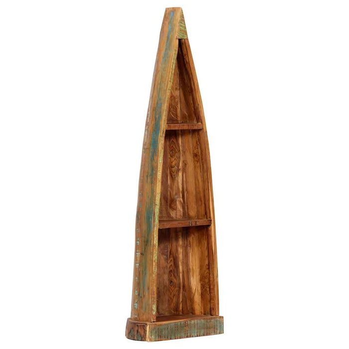 Dulap de lemn tip barcă, 40 x 30 x 130 cm, lemn masiv reciclat WALTI