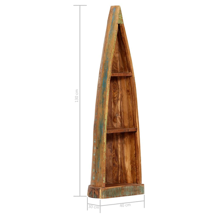 Dulap de lemn tip barcă, 40 x 30 x 130 cm, lemn masiv reciclat WALTI