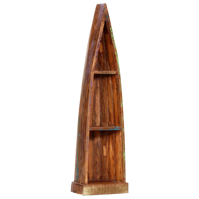 Dulap de lemn tip barcă, 40 x 30 x 130 cm, lemn masiv reciclat WALTI