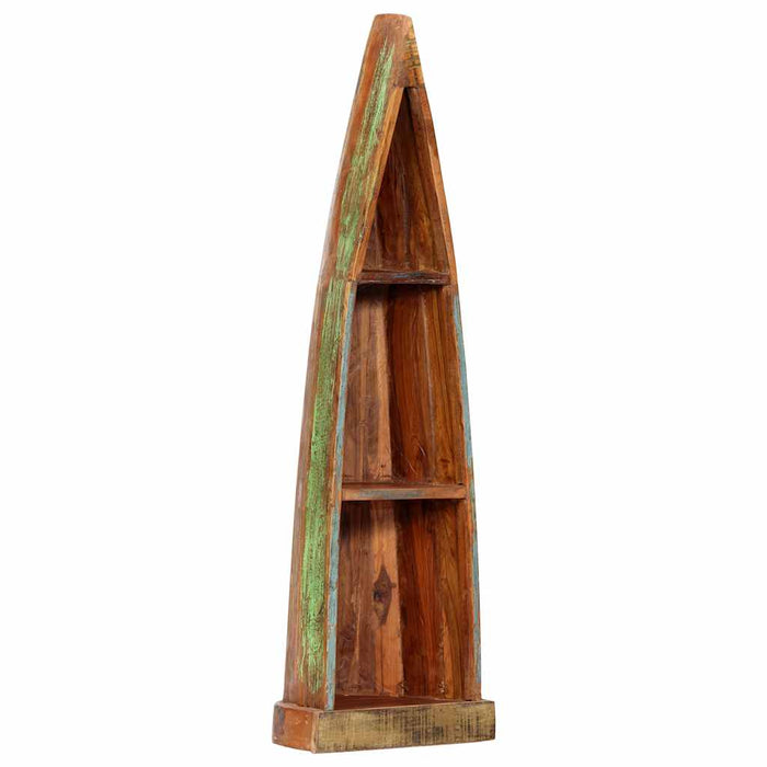 Dulap de lemn tip barcă, 40 x 30 x 130 cm, lemn masiv reciclat WALTI