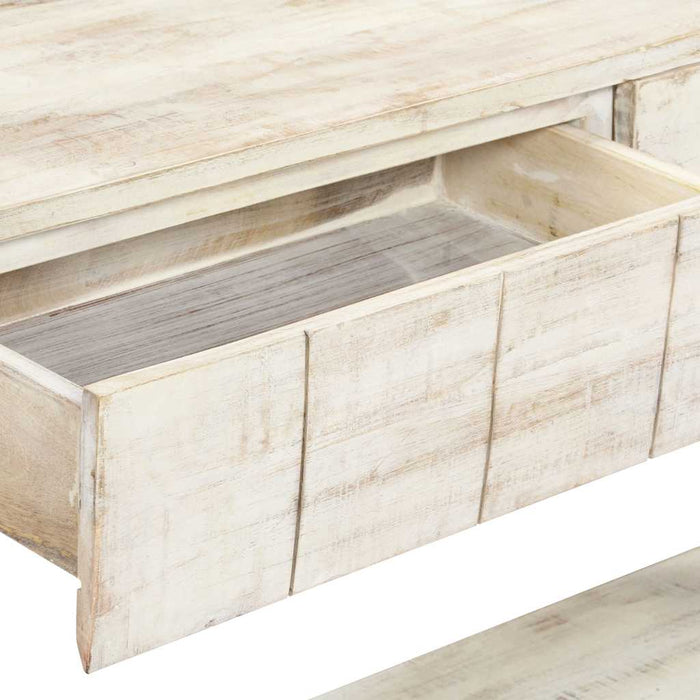 Masă consolă, 120 x 35 x 75 cm, lemn masiv de mango WALTI