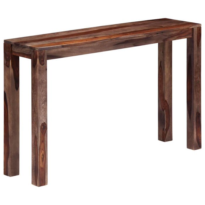 Masă consolă, gri, 120 x 30 x 76 cm, lemn masiv de acacia WALTI