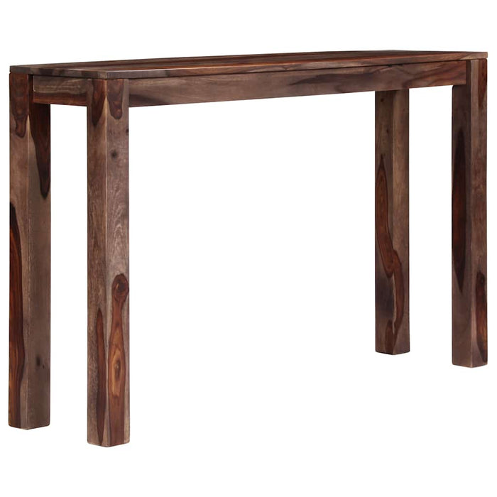 Masă consolă, gri, 120 x 30 x 76 cm, lemn masiv de acacia WALTI