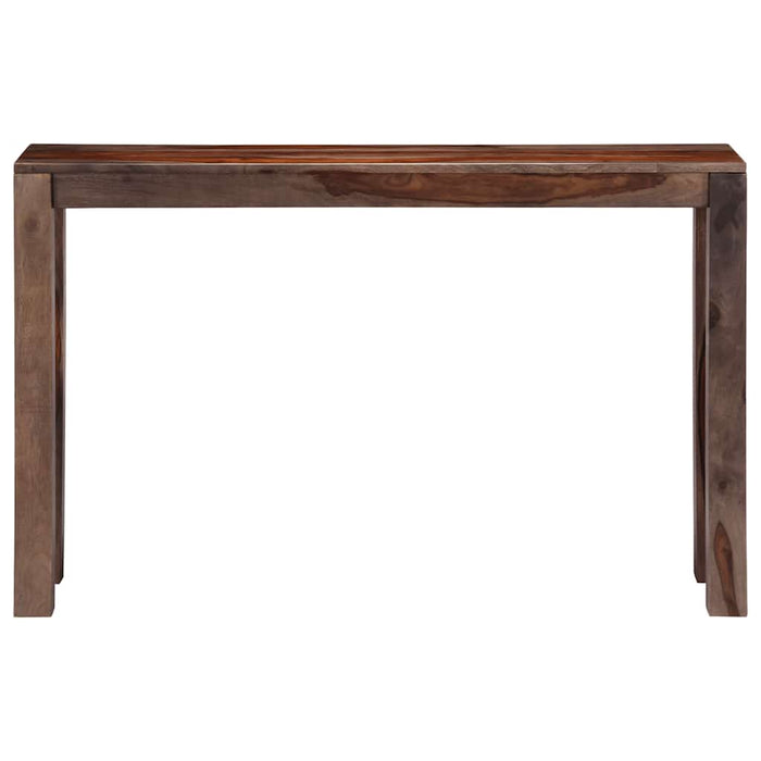 Masă consolă, gri, 120 x 30 x 76 cm, lemn masiv de acacia WALTI