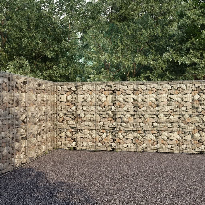 Perete gabion cu capace, 900 x 50 x 200 cm, oțel galvanizat - WALTI WALTI