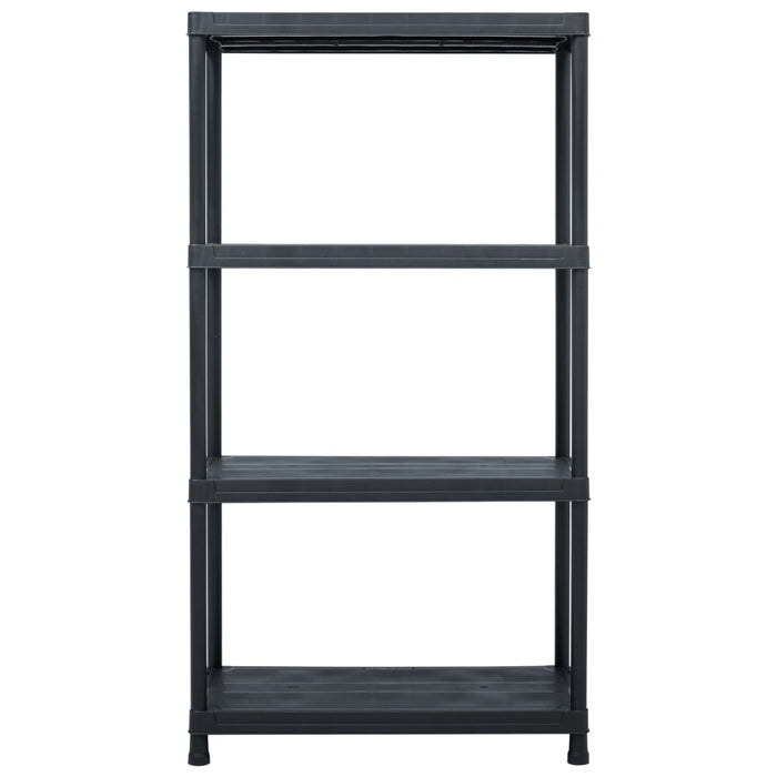 Rafturi de depozitare, 2 buc. negru, 60 x 30 x 138 cm plastic - WALTI WALTI